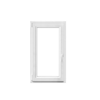 Fenêtre 1 vantail oscillo-battante, tirant gauche double vitrage GoodHome en PVC blanc l.65 x H.108 cm