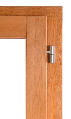 Fenêtre 1 vantail tirant gauche double vitrage GoodHome en bois marron l.65 x H.77,8 cm