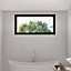 Fenêtre abattant alu GoodHome gris - l.100 x h.45 cm