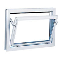 Fenêtre abattant PVC 1 vantail blanc - l.60 x h.40 cm