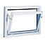 Fenêtre abattant PVC 1 vantail blanc - l.60 x h.40 cm