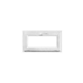 Fenêtre abattant PVC GoodHome blanc - l.80 x h.45 cm