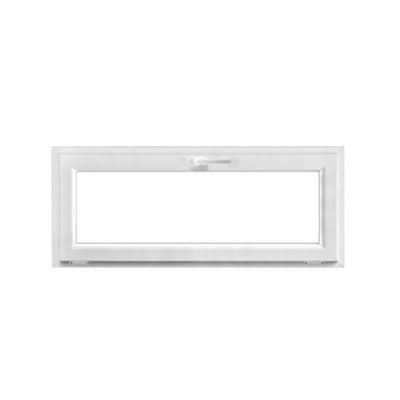 Fenêtre abattante par le haut double vitrage GoodHome en PVC blanc l.125 x H.63 cm