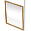 Fenêtre Alara claire contour chêne 100 x h.100 cm