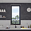 Fenêtre alu 1 vantail oscillo-battant GoodHome gris - l.40 x h.45 cm, tirant droit