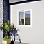 Fenêtre alu 2 vantaux coulissante blanc - l.100 x h.150 cm
