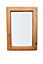 Fenêtre bois 1 vantail GoodHome - l.40 x h.45 cm, tirant droit