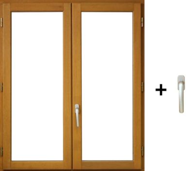 Fenetre Bois 2 Vantaux H135 X L80 Cm Côte Tableau, Poignee (ref 010220f9) Gd Menuiseries