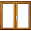Fenêtre bois 2 vantaux - l.100 x h.60 cm, tirant droit