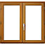 Fenêtre bois 2 vantaux - l.120 x h.115 cm, tirant droit