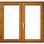 Fenêtre bois 2 vantaux - l.120 x h.125 cm, tirant droit
