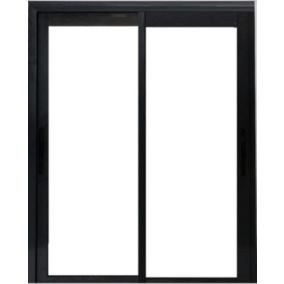 Fenetre Coulissante Alu Gris Ral 7016 2 Vantaux H115 X L100 Gd Menuiseries