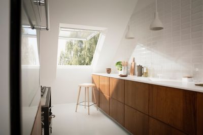 Fenêtre de toit à projection VELUX Confort Everfinish - polyuréthane L. 78 x H. 118 cm (GPU 0076 MK06)