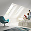 Fenêtre de toit à projection Velux GPL Tout confort blanc UK08 134 x 140 cm
