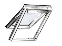 Fenêtre de toit à projection VELUX Tout Confort Whitefinish - bois peint en blanc L. 134 x H. 98 cm (GPL 2057 UK04)