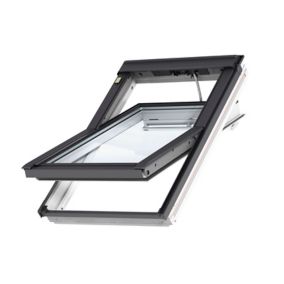 Fenêtre de toit à rotation VELUX Confort Whitefinish - bois peint en blanc L. 134 x H. 98 cm (GGL 2076 UK04)