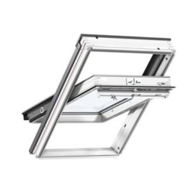 Fenêtre de toit à rotation VELUX Confort Whitefinish - bois peint en blanc L. 55 x H. 78 cm (GGL 2076 CK02)