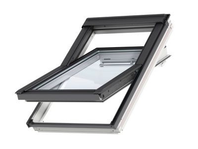 Fenêtre de toit à rotation VELUX Confort Whitefinish - bois peint en blanc L. 78 x H. 98 cm (GGL 2076 MK04)