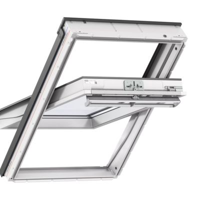 Fenêtre de toit à rotation Velux GGU UK04 0076 L.134 x H.98 cm confort EverFinish blanc