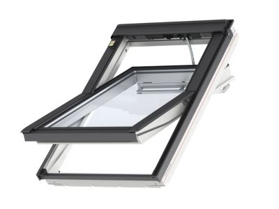 Fenêtre de toit motorisée électrique Velux GGU CK02 Integra® confort Everfinish - polyuréthane L. 55 x H. 78 cm