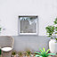 Fenêtre fixe aluminium blanc H.107 x L.123 cm GoodHome