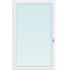 Fenêtre PVC 1 vantail blanc - l.40 x h.65 cm, tirant gauche