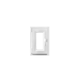 Fenêtre PVC 1 vantail oscillo-battant GoodHome blanc - l.40 x h.60 cm, tirant gauche
