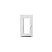 Fenêtre PVC 1 vantail oscillo-battant GoodHome blanc - l.40 x h.75 cm, tirant gauche