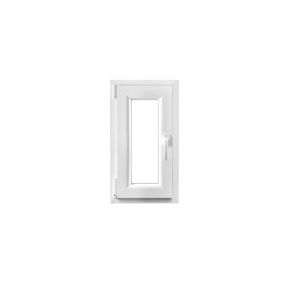 Fenêtre PVC 1 vantail oscillo-battant GoodHome blanc - l.40 x h.75 cm, tirant gauche
