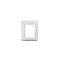 Fenêtre PVC 1 vantail oscillo-battant GoodHome blanc - l.50 x h.60 cm, tirant gauche