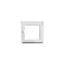 Fenêtre PVC 1 vantail oscillo-battant GoodHome blanc - l.60 x h.60 cm, tirant droit