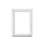 Fenêtre PVC 1 vantail oscillo-battant GoodHome blanc - l.80 x h.105 cm, tirant gauche