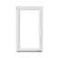 Fenêtre PVC 1 vantail oscillo-battant GoodHome blanc - l.80 x h.135 cm, tirant gauche