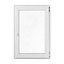 Fenêtre PVC 1 vantail oscillo-battant tirant gauche Grosfillex blanc - 60 x h.95 cm
