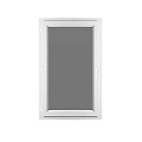 Fenêtre PVC 2 vantaux Grosfillex blanc - l.60 x h.75 cm, tirant droit