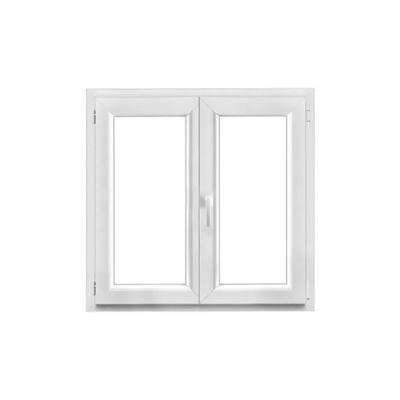 Fenêtre PVC 2 vantaux H95x100, Oscillo-battant & renforcé