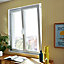 Fenêtre PVC 2 vantaux oscillo-battants Grosfillex blanc - l.100 x h.115 cm, tirant droit