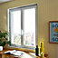 Fenêtre PVC 2 vantaux oscillo-battants Grosfillex blanc - l.100 x h.125 cm, tirant droit