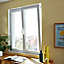Fenêtre PVC 2 vantaux oscillo-battants Grosfillex blanc - l.140 x h.115 cm, tirant droit
