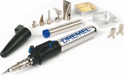 Fer à souder à gaz Dremel 2000 Versatip + 6 accessoires et fil d’étain