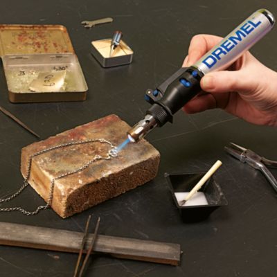 Fer à souder à gaz Dremel 2000 Versatip + 6 accessoires et fil d’étain