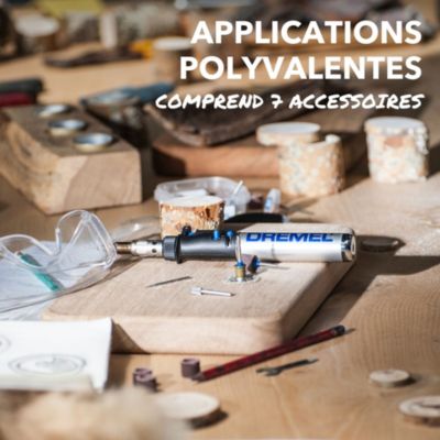 Fer à souder sans fil versatip Dremel - 7 embouts