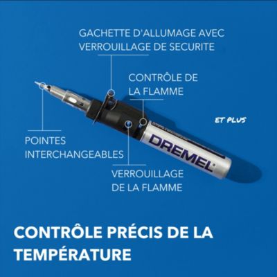 Fer à souder sans fil versatip Dremel - 7 embouts
