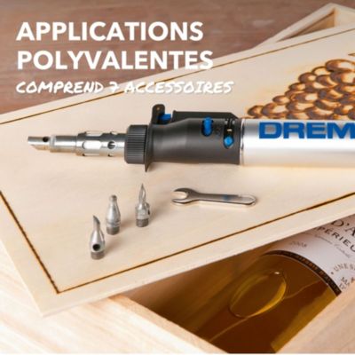 Fer à souder sans fil versatip Dremel - 7 embouts