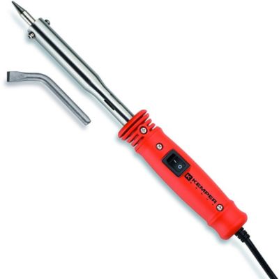 Fer à souder 100W - 230V Livré avec 2 pannes Cuivre diam 7.8 mm coudée et droite KEMPER