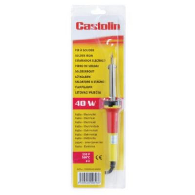 Fer à souder électrique type crayon 40W - CASTOLIN - 73950FSL40