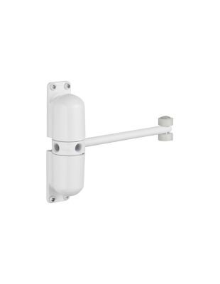 Ferme-porte automatique à roulettes pour porte légère, blanc - THIRARD