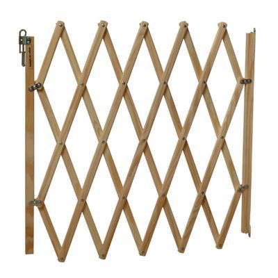 Barriere pour chien extensible en bois STOPFIX H84cm