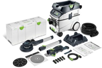Festool PLANEX LHS 2 225 EQI/CTM 36Set - kit ponceuse à bras avec aspirateur, éclairage LED périphérique, classe M.