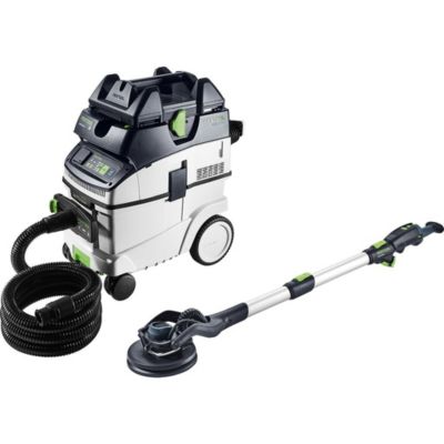 Festool PLANEX LHS 2 225 EQI/CTM 36Set - kit ponceuse à bras avec aspirateur, éclairage LED périphérique, classe M.